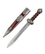 Munetoshi 14.5 Brown/Silver Roman Dagger Chi-Rho Constantine with Scabbard - $12.85