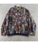Vintage Fulton Street Shirt Works Mens Large Abstract Geometric Banded W... - €16,24 EUR