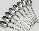 Orleans Cherie Teaspoons 6 1/4&quot; Stainless Lot of 8 - $54.87