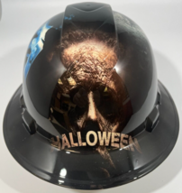 New Full Brim Hard Hat Custom Hydro Dipped Halloween Horror Movie - £51.94 GBP