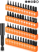 49-Pack Screwdriver Bit Set, Hex Head Drill Bit Set, Torx Square Slotted... - $14.95