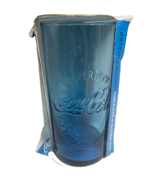 Coca Cola Limited Edition Blue Glass Tumbler McDonalds France New in Pac... - $349.95 MXN