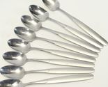 Oneida Paradox Iced Tea Spoons USA 7 3/8" Stainless Lot of 8 - $24.49