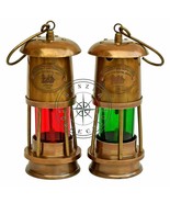 Lamp Lantern Brass Nautical Minor Ship Oil Maritime Boat Light Antique M... - £48.27 GBP