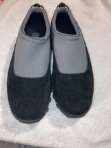 L.L. Bean Black Suede, Gray Women’s Size 10 Walking Comfort Shoe Brand New ￼ - £32.53 GBP