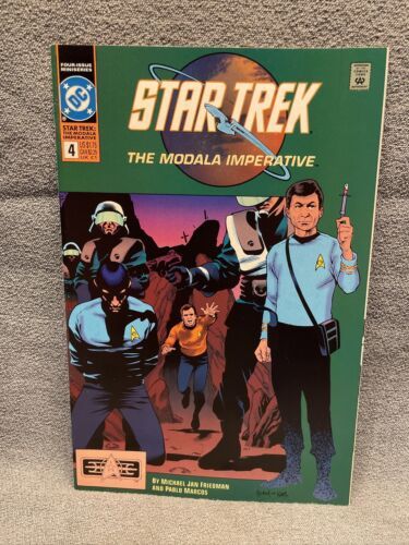 Vintage Dc Comics Star Trek The Modala Imperative Comic Book #4 KG - $7.92