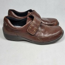 ECCO Women’s Brown Leather Clay Monk Strap Shoes  Size 39= US 9-9.5 - £23.69 GBP