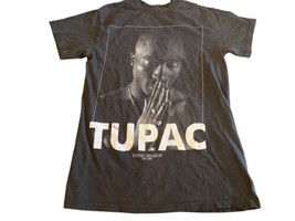Tupac Shakur  T-Shirt 1971-1996 2PAC Prayer Rap Tee Small charcol - £10.95 GBP