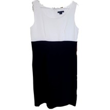 Covington Two Toned Sleeveless Black &amp; White Midi Dress - £13.56 GBP