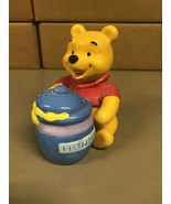 Porcelain Disney Winnie the Pooh &amp; Hunny Honey Pot Salt &amp; Pepper Shakers B1 - $38.71 CAD