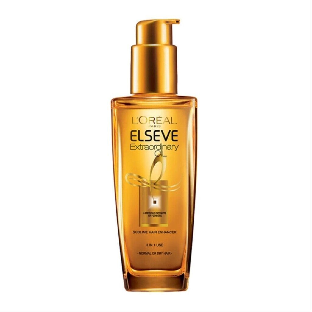  LOREAL PARIS ELSEVE Oil Treatment for Damaged Hair with chamomile 2PCS x 100 ML - $45.14