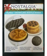 Nostalgia Mini Blue Snowflake Waffle Maker - $470.41 MXN