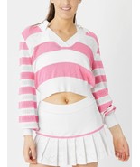 EleVen by Venus Williams Women&#39;s Karma Knit Top Long Sleeve, Size S Bubb... - $541.79 MXN