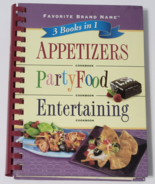 Favorite Brand Name 3 Books In 1 Appetizers Party Food Entertaining Cook... - $93.54 MXN