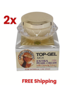 2 X Top-Gel MCA Extra Pearl Cream with Ginseng Extract &amp; Vit.C &amp; E 16g F... - $975.57 MXN