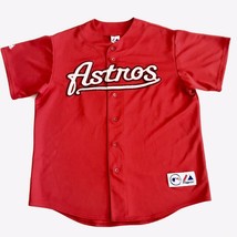 Roy Oswalt Houston Astros Vintage Majestic Jersey Brick Red Men’s Size XL - £88.27 GBP