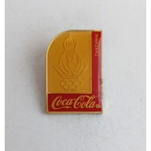 Vintage Coca-Cola Tanzania Olympic Lapel Hat Pin - £11.07 GBP