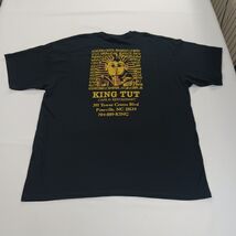 Gildan Heavy Cotton KING TUT CAFE Men's Black Cotton Graphic T-Shirt Size XL image 2