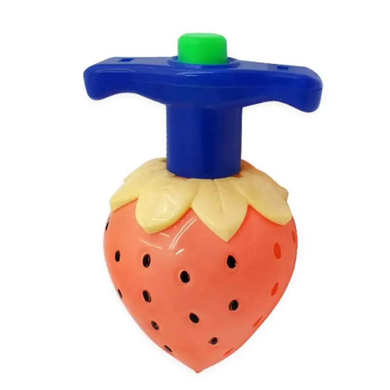 Spinning Tops For Kids Spinning Light Toy Flash Top Strawberry Shape For Party - £8.47 GBP