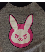 Overwatch sweat shirt size L women  long sleeve with bunny design Made i... - £10.70 GBP