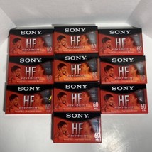 Sony HF60 Audio Cassette Tapes Sealed New 10 Pack - $19.79