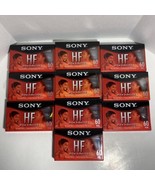 Sony HF60 Audio Cassette Tapes Sealed New 10 Pack