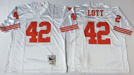 #42 Ronnie Lott White Jersey - $45.00