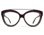 Henri Bendel Sunglasses Frames HB521S 639 Purple Gold Cat Eye Full Rim 5... - $74.58