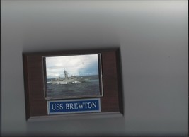 USS BREWTON PLAQUE FF-1086 NAVY US USA MILITARY SHIP KNOX CLASS FRIGATE - £3.10 GBP