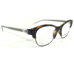 Emporio Armani Eyeglasses Frames EA 3107 5026 Silver Tortoise Clear 52-1... - $65.24