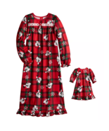 Disney Girls Mickey Mouse Nightgown + Doll Gown Bundle Pajama Jammy Size... - £18.49 GBP