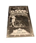 Radio City 50 Th  Music Hall ENCORE 1982 Our Golden Jubilee Program Art ... - $12.39 CAD