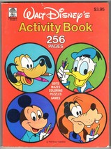 VINTAGE 1981 Merrigold Disney Activity Book UNUSED Mickey Mouse Donald Duck - $24.74