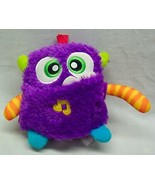 Fisher-Price PURPLE GIGGLES AND GROWLS MONSTER W/ SOUND 6&quot; Plush STUFFED... - £15.64 GBP