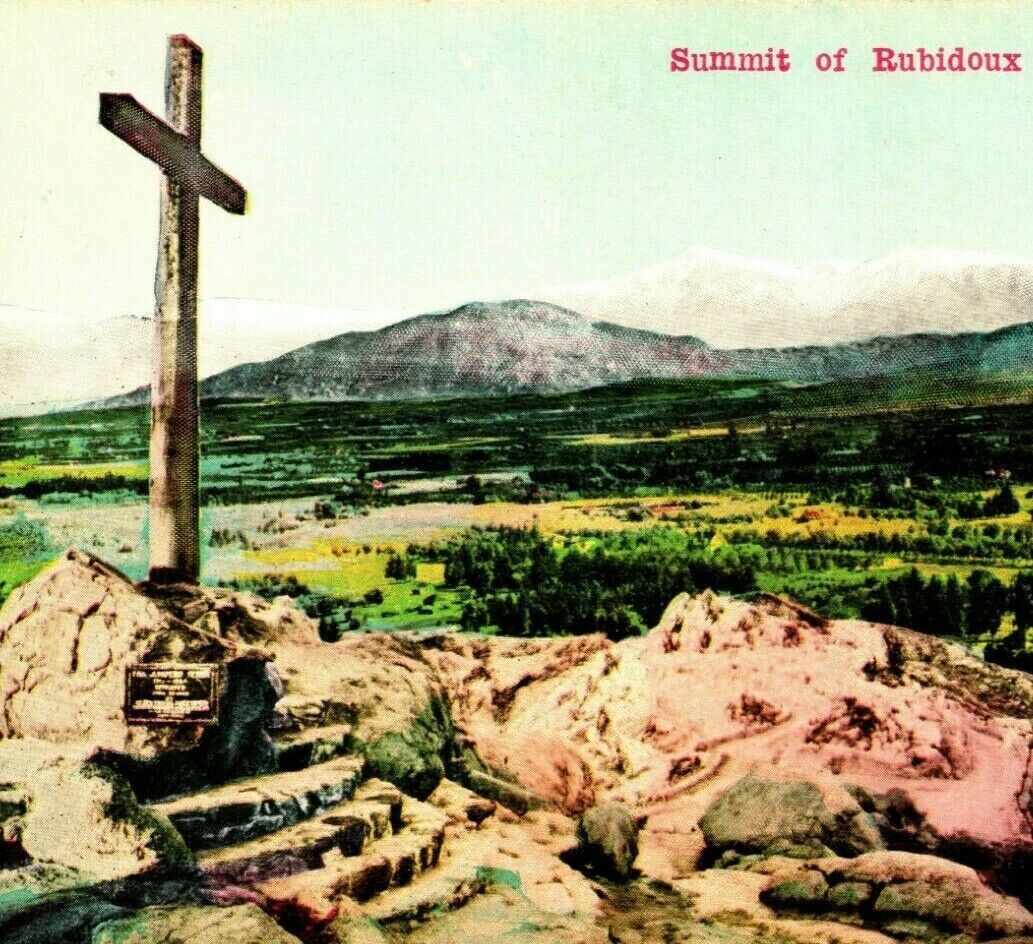 Primary image for Summit of Mount Rubidoux Riverside California CA UNP 1910s DB Postcard