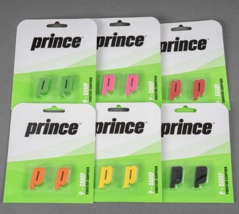 Prince P Logo Damp Vibration Dampener Tennis Racquet Racket Absorption 2... - $335.75 MXN