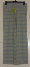 New Womens Sonoma Intimates Heather Gray W/ Pinstripes Knit Pajama Pants Size M - £18.30 GBP