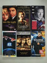 Lot of 6 VHS Into The Night ET Bourne Identity Gangs Of New York Candles... - £14.79 GBP