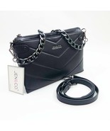 Jen &amp; Co.  Britt Vegan Puffer Crossbody Bag Black 11x8x2 inches - $54.44