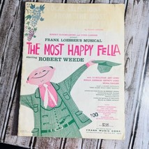 Vintage Movie Sheet Music Warm All Over The Most Happy Fella Frank Loesser 1956 - £10.37 GBP