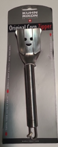 Kuhn Rikon Switzerland Smiley Face Stainless Steel Corn Zipper Cutter Sh... - $15.00