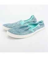 Sanuk Brook Knit Slip On Flats Shoes Womens 7 Opal Comfort - $26.39 CAD