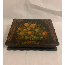 Vintage Correspondence Box, Decoupage papier mache Stationery Lap Desk Accessory - £79.51 GBP