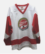 Coca-Cola Classic NHL Future Stars Vintage 90s White Red Pro-Trend Jersey M - $35.55