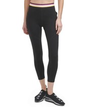 DKNY Womens Multi Stripe High Waist Leggings size Medium Color Black - £54.36 GBP