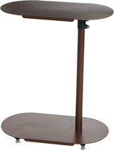 Main + Mesa Modern Adjustable C-Table, Brown - £102.00 GBP