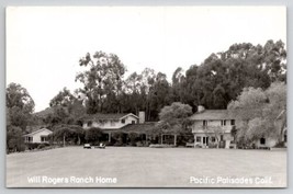 Will Rogers Ranch Home Pacific Palisades CA RPPC California Postcard V29 - ₹1,279.77 INR