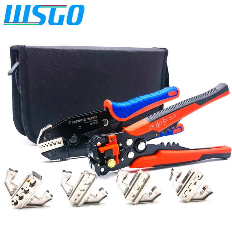 Crimping Tool Set Quick Plug-in Replacement Heat Shrink Ratchet Wire Cutters - £12.15 GBP+