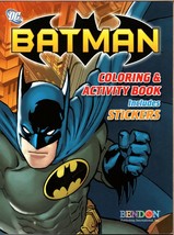 Batman - Coloring &amp; Activity Books Includes Stickers! - £5.58 GBP