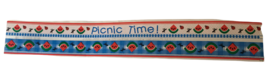 SRM Scrapbook Sticker Border 12&quot; Picnic Time Watermelons Ants Summer Foo... - £2.26 GBP